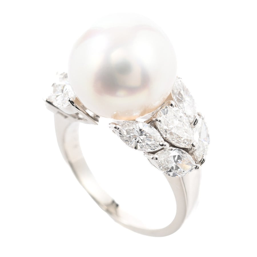 8/美品 ミキモト Pt950 真珠 パール約8.5㎜珠 リング 指輪 ③ パール リング(8号): ブランドジュエリー【公式】ブランド品通販・販売