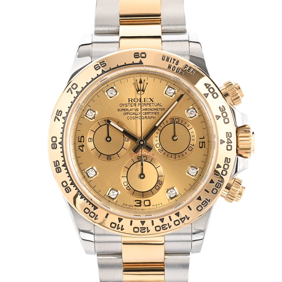 デイトナ(ケース:約40mm/ブレスサイズ:約18.5cm イエロー): ブランド