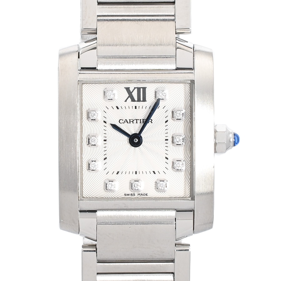 Cartier 腕時計(クォーツ) シルバー　 タンクフラセーズ　SM タンクフランセーズSM | WE110006 | ステンレス | 中古A品| レディース