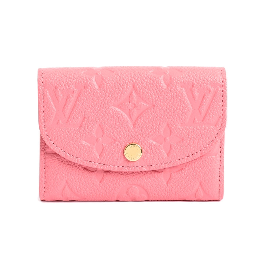 ルイヴィトン ポルトモネロザリ ピンク※イニシャル刻印あり ポルトモネロザリ | M25808 | ミニウォレット | 未使用品| レディース
