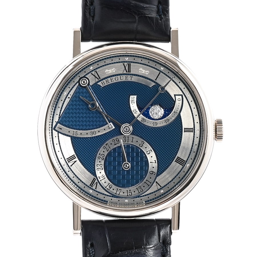 BREGUET BLANCPAIN CHOPARD ノベルティ　時計ケース クラシック 7137(ケース:約39mm(実寸) ブルー): ブランド時計【公式