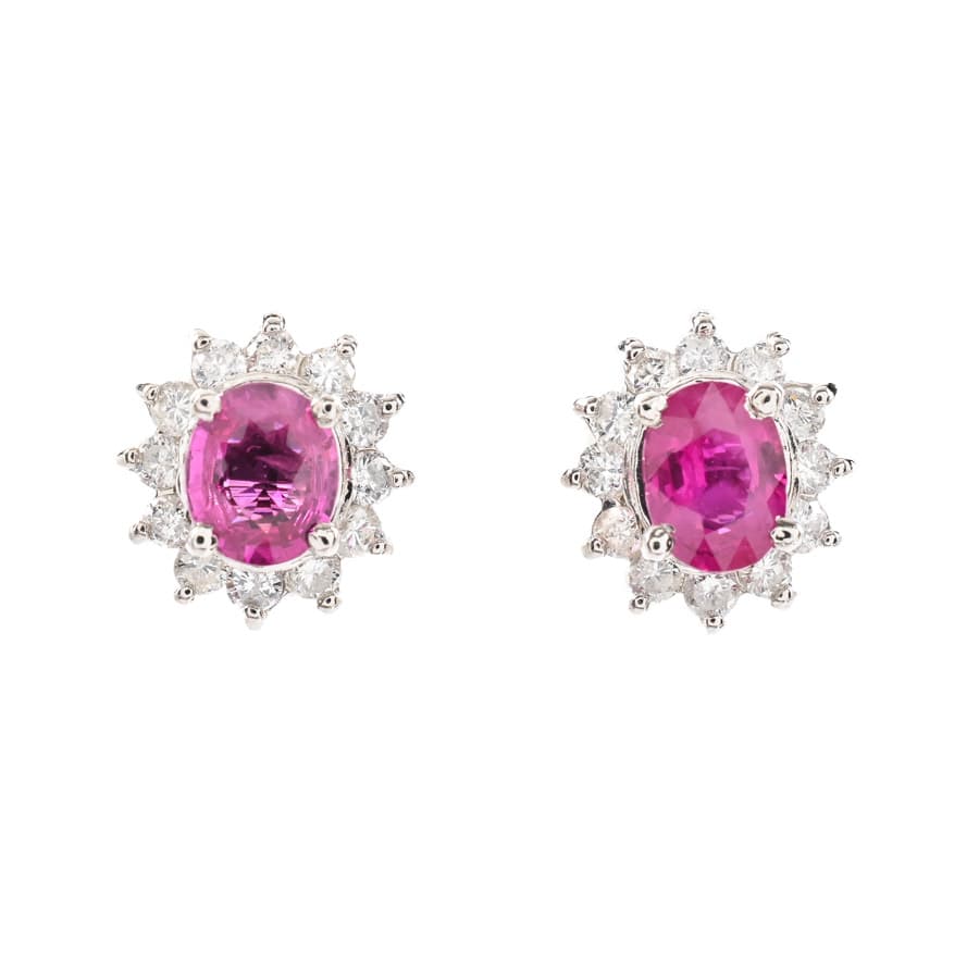 ルビー ピアス(チャーム:約W7xH8mm): ジュエリー【公式】ブランド品