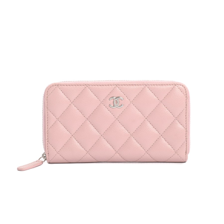 クラシックスモールジップウォレット(約W16.5xH9cm(実寸) ピンク