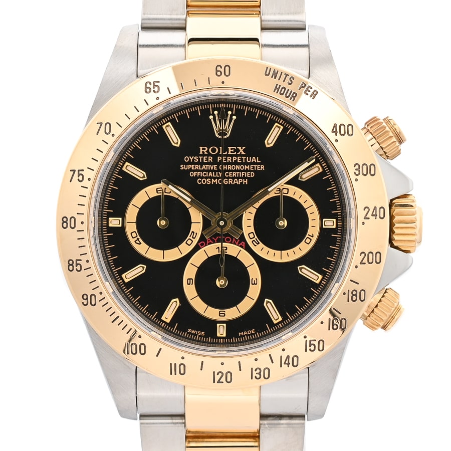 ラスト！　新品未使用品　ROLEX デイトナ 掛時計　非売品 デイトナ(ケース:約40mm/ブレスサイズ:約18cm ブラック): ブランド時計