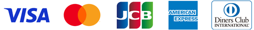 VISA Master JCB AMEX DinersClub