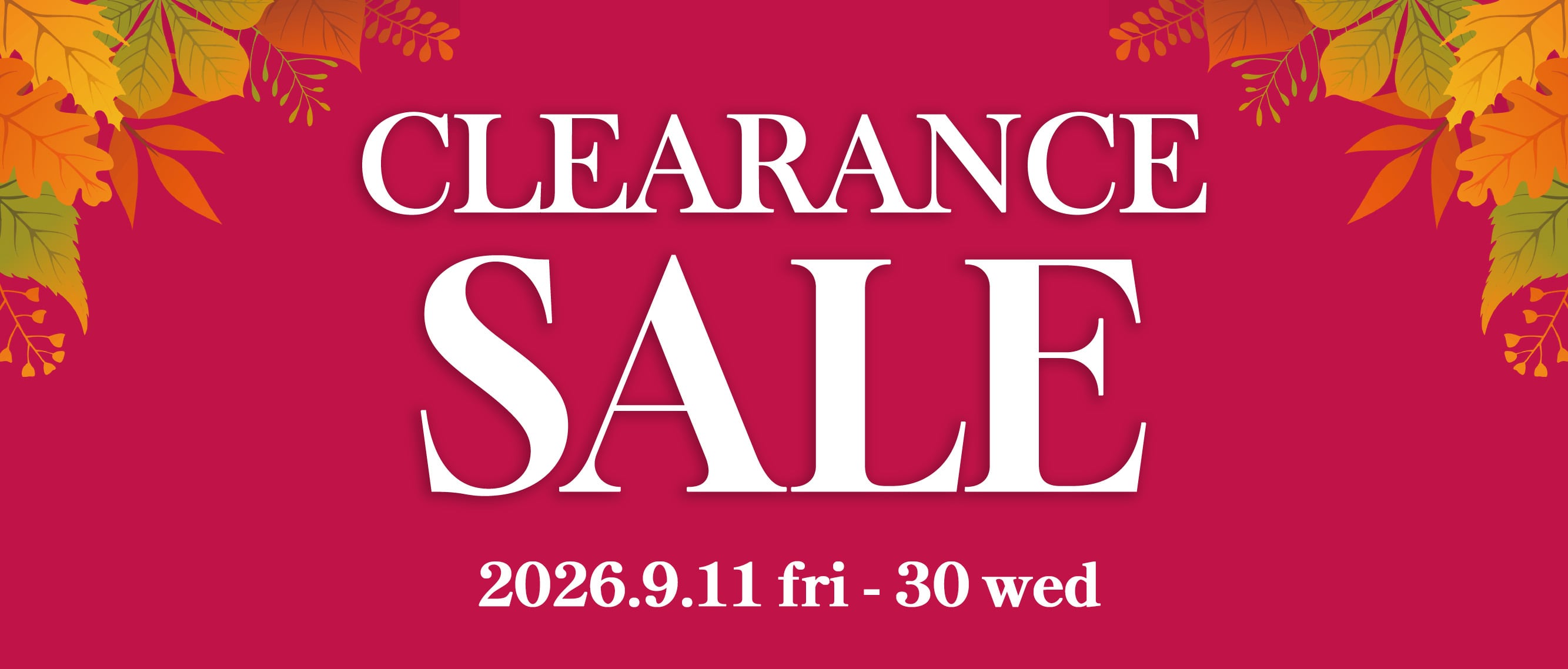 ロデオドライブのCLEARANCE SALE